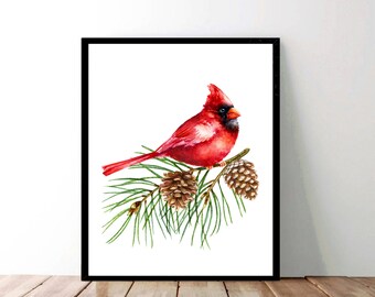Cardinal Wall Art Etsy