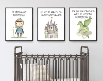 medieval crib bedding