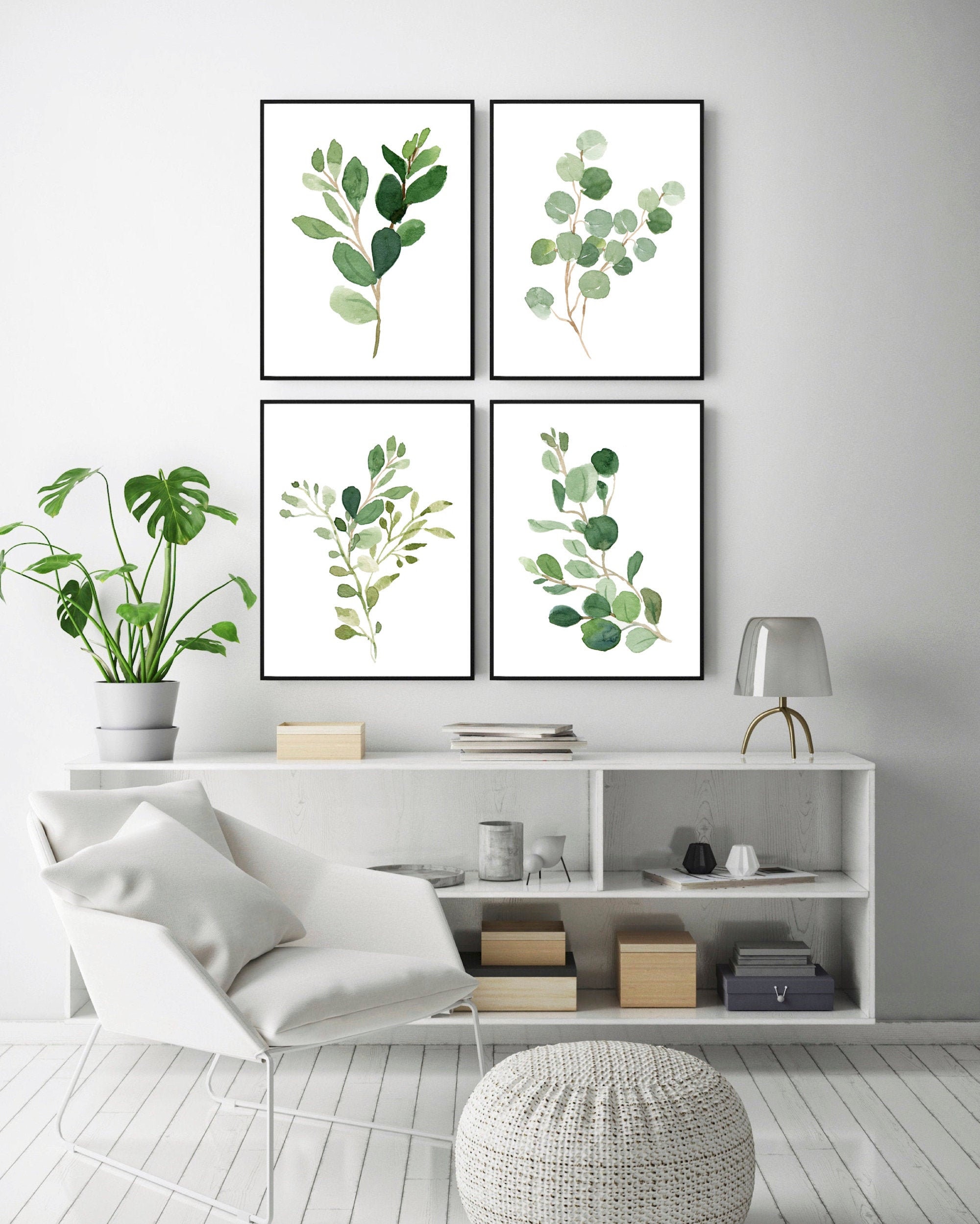 Art & Collectibles Watercolor Archival Print Botanical Wall Art