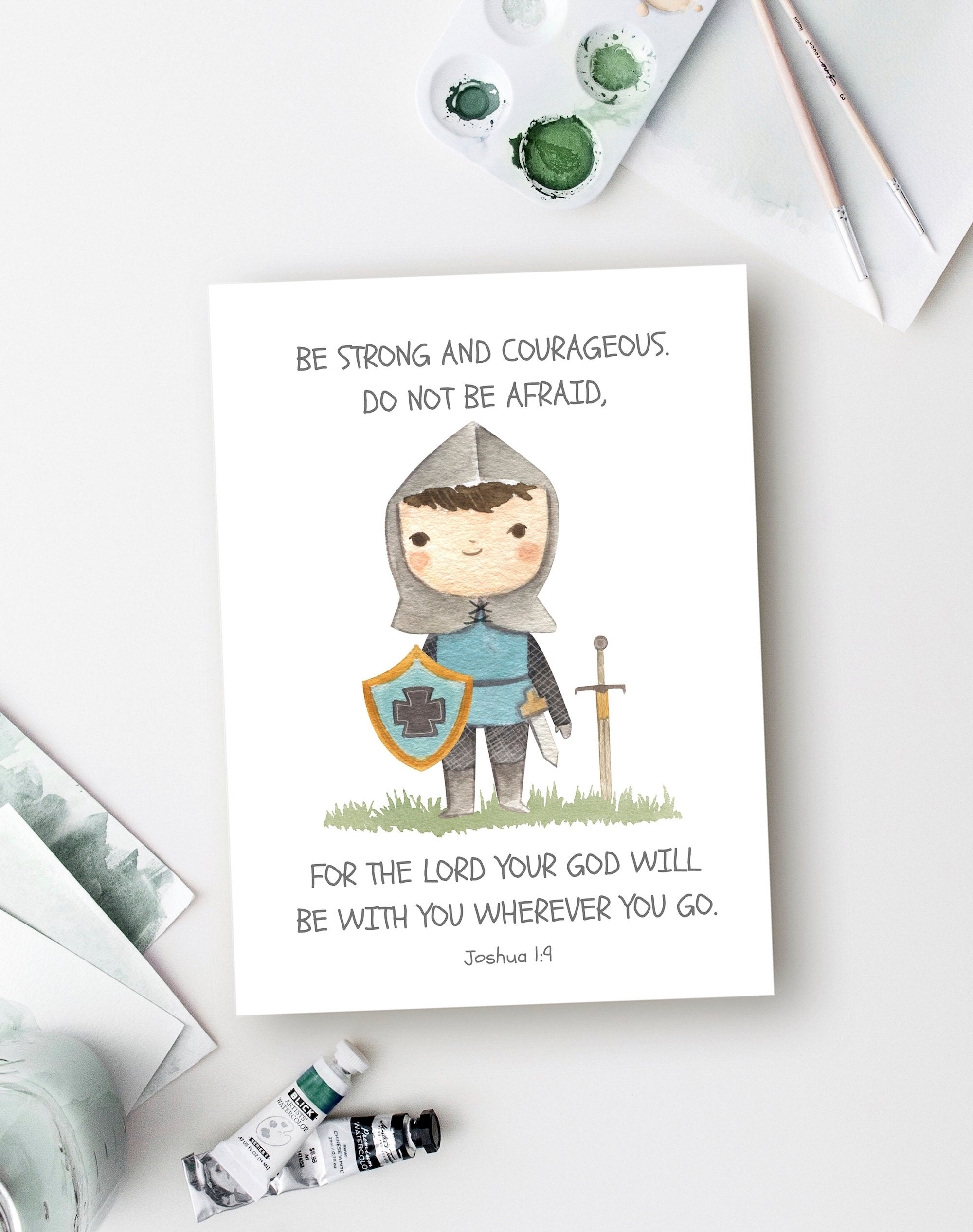 Be Strong And Courageous - Chinese {Card} Be Strong And Courageous - Chinese {Card}