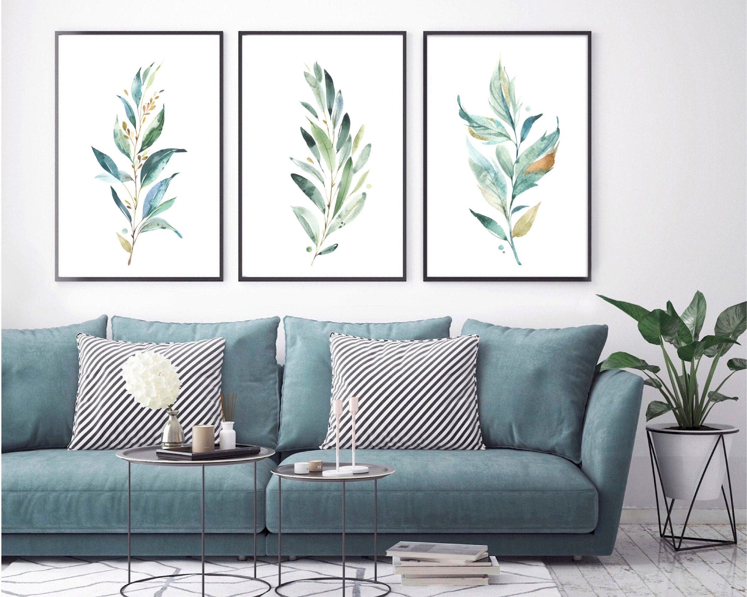 Art & Collectibles Watercolor Archival Print Botanical Wall Art