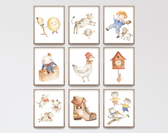 Mother Goose Art | Etsy