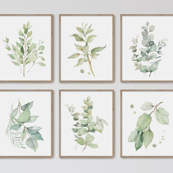 Sage Green Leaves Etsy