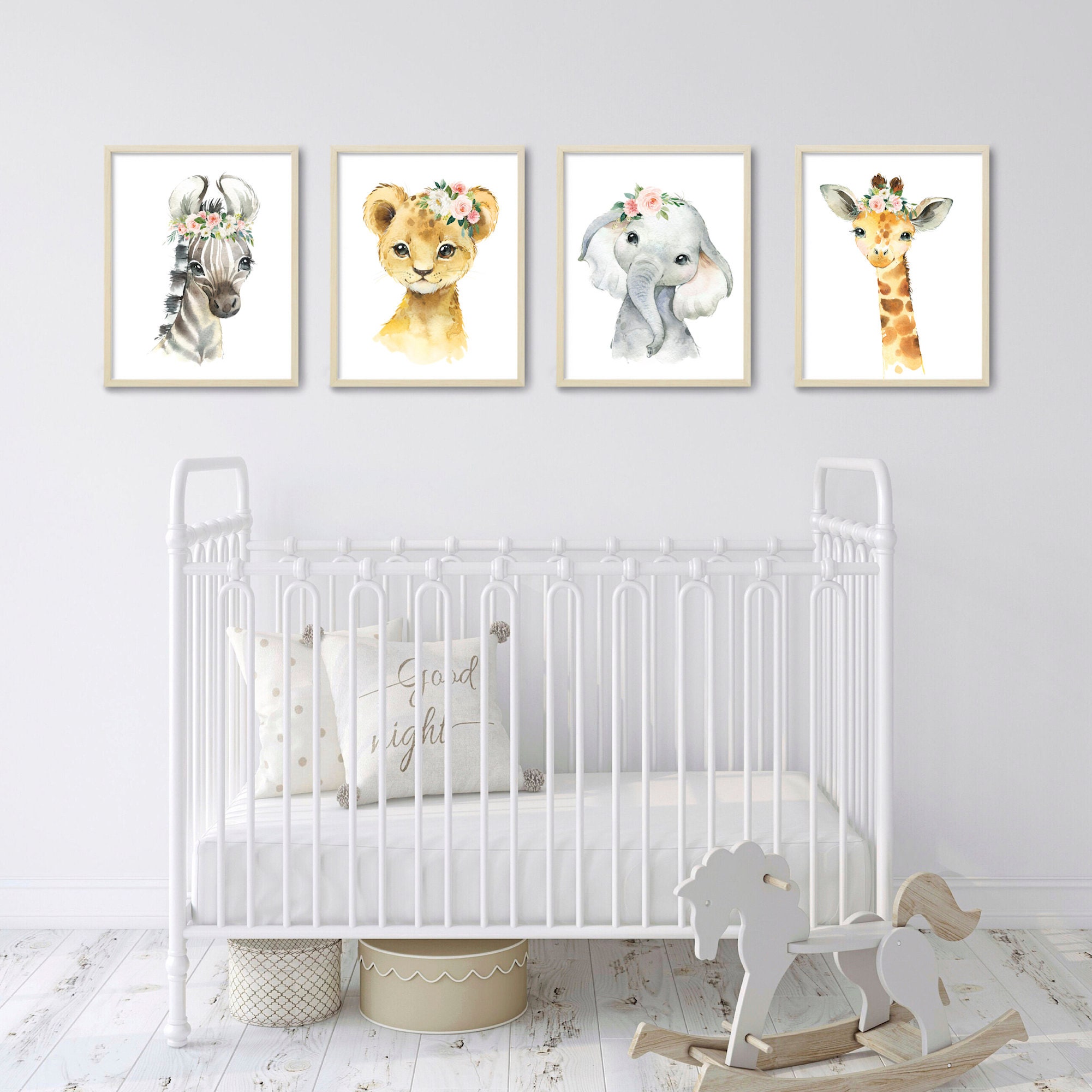 Safari Kinderzimmer Dekor Baby Mädchen Kinderzimmer | Etsy