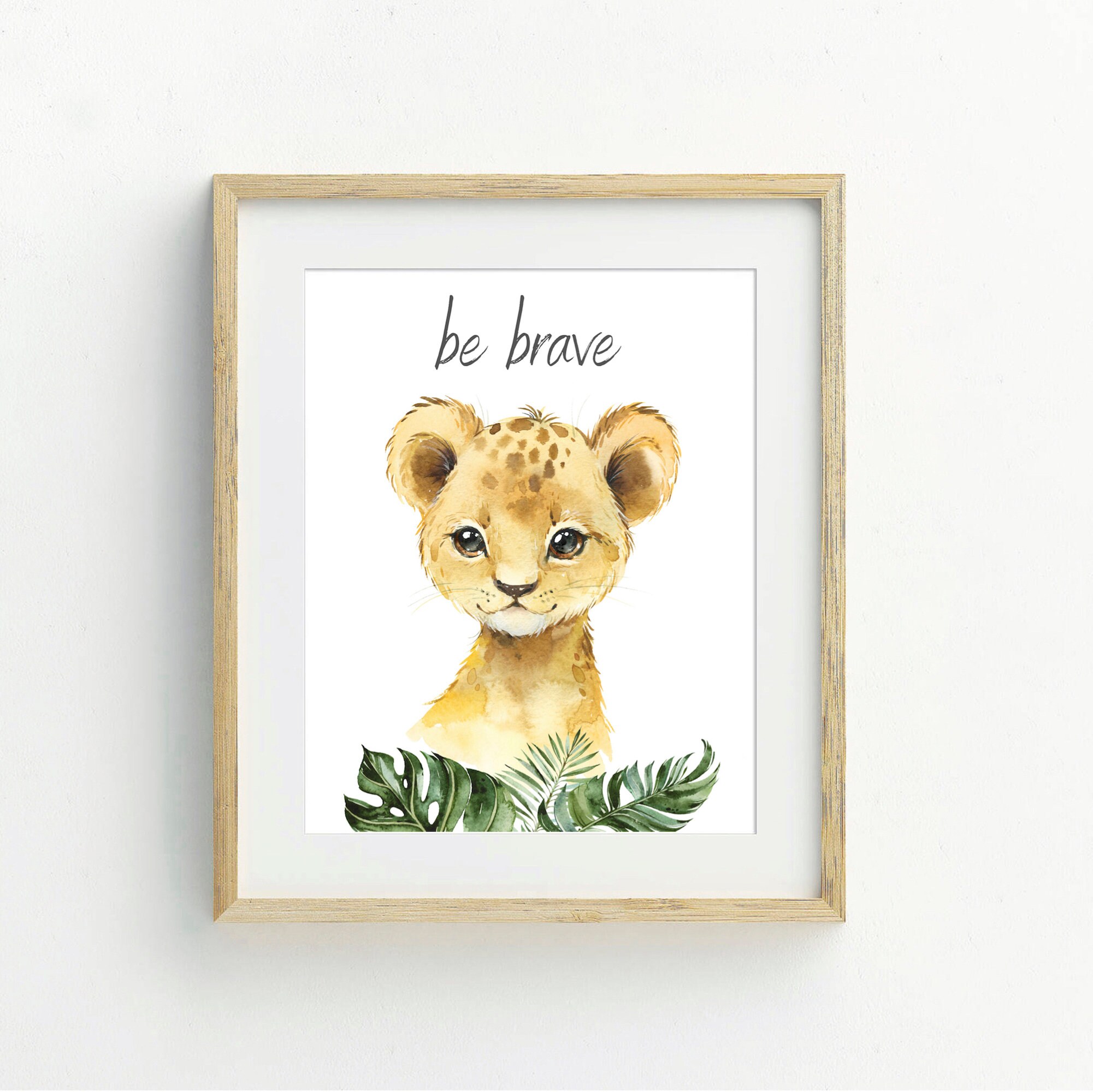 Safari Kinderzimmer Dekor Baby Boy Kindergarten Wandkunst | Etsy