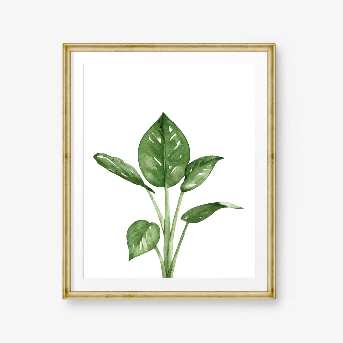 Botanical Print Set Plant Posters Leaf Prints Living Room | Etsy Australia