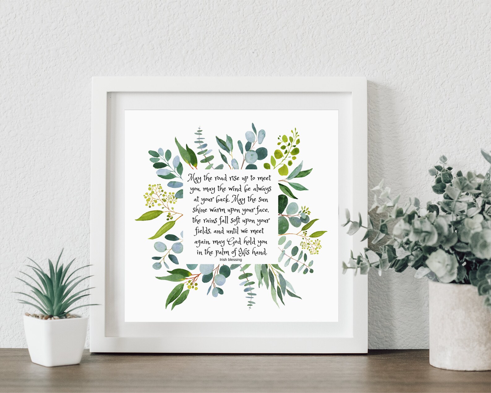 May the Road Rise up to Meet You Irish Blessing Print Irish - Etsy