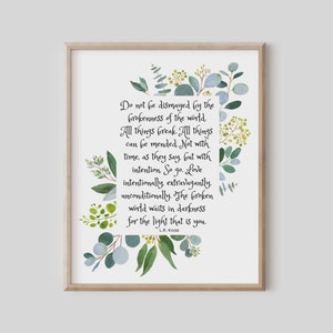 LR Knost Quote, Inspirational Wall Art, Motivational Poster, Social Worker Gift, Therapist Office Decor, Positive Quote, School Counselor