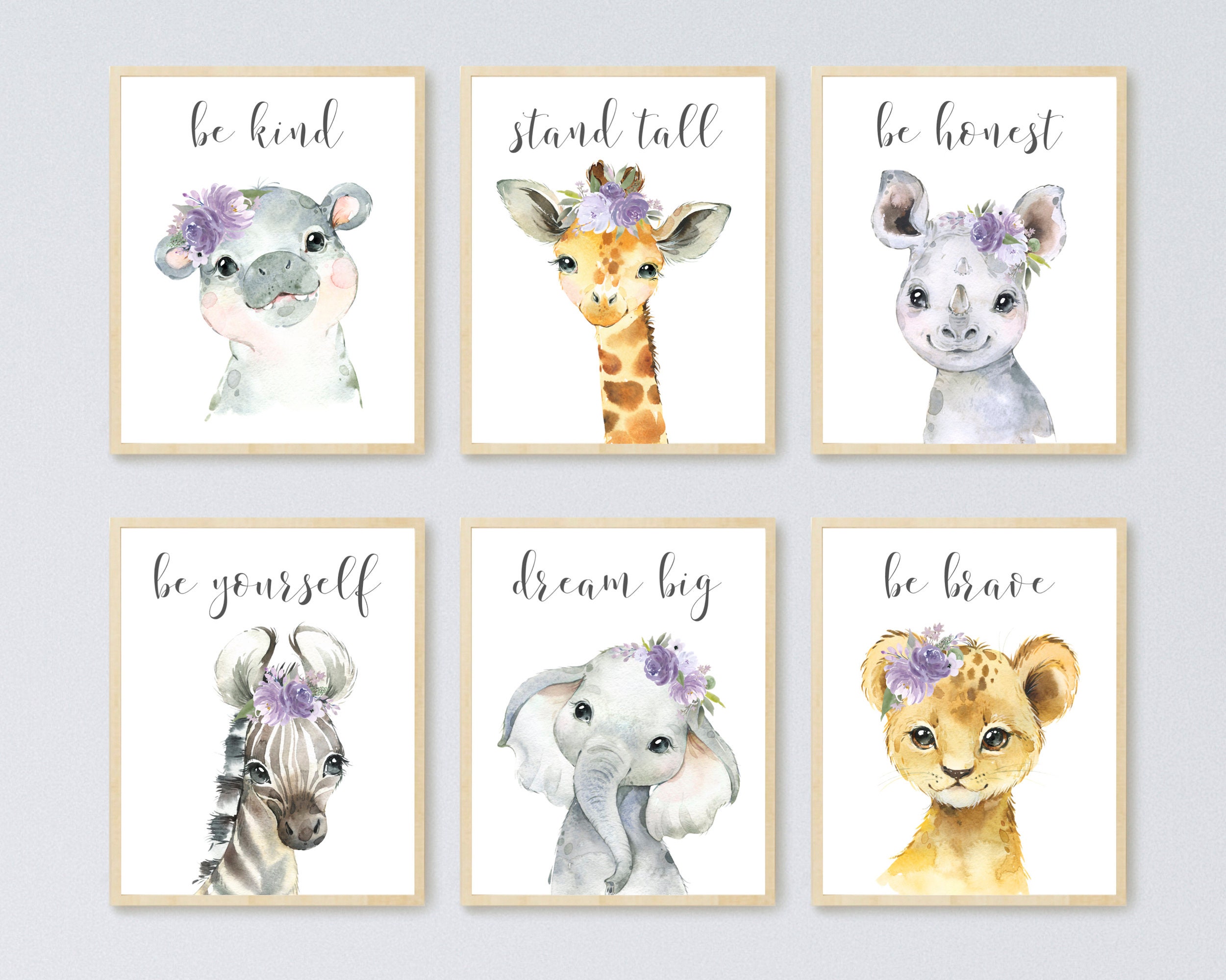 Safari Kinderzimmer Dekor Baby Mädchen Kinderzimmer | Etsy