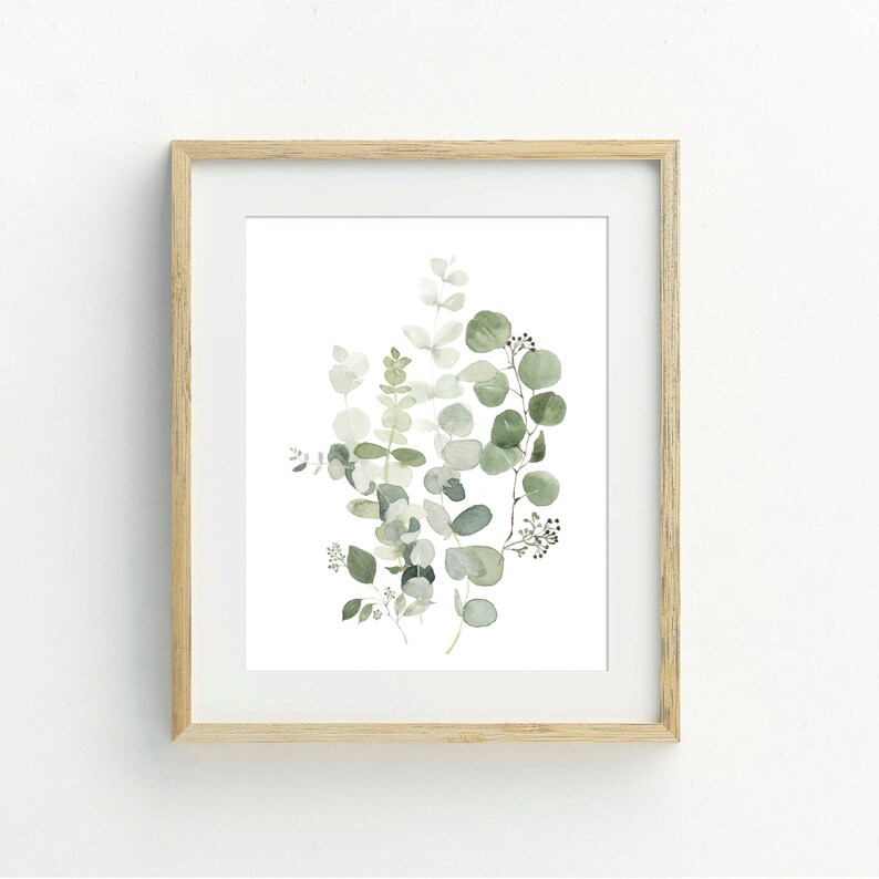 Eucalyptus Prints Botanical Print Set Gallery Wall Set Etsy