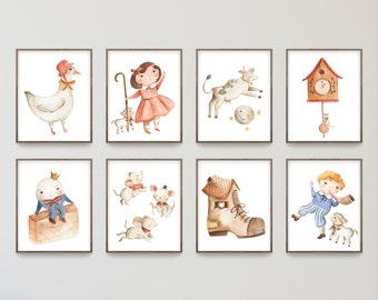 Mother Goose Art | Etsy