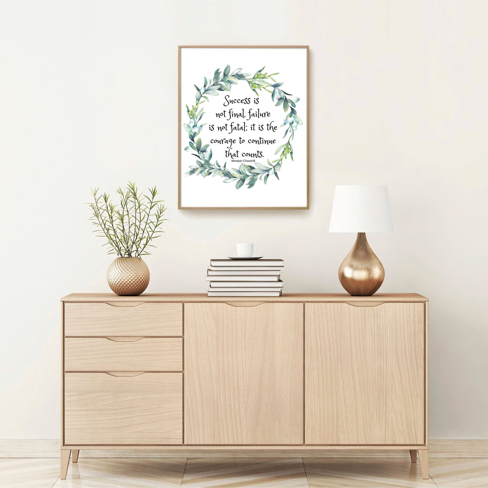 Success Quote Inspirational Wall Art Motivational Poster | Etsy