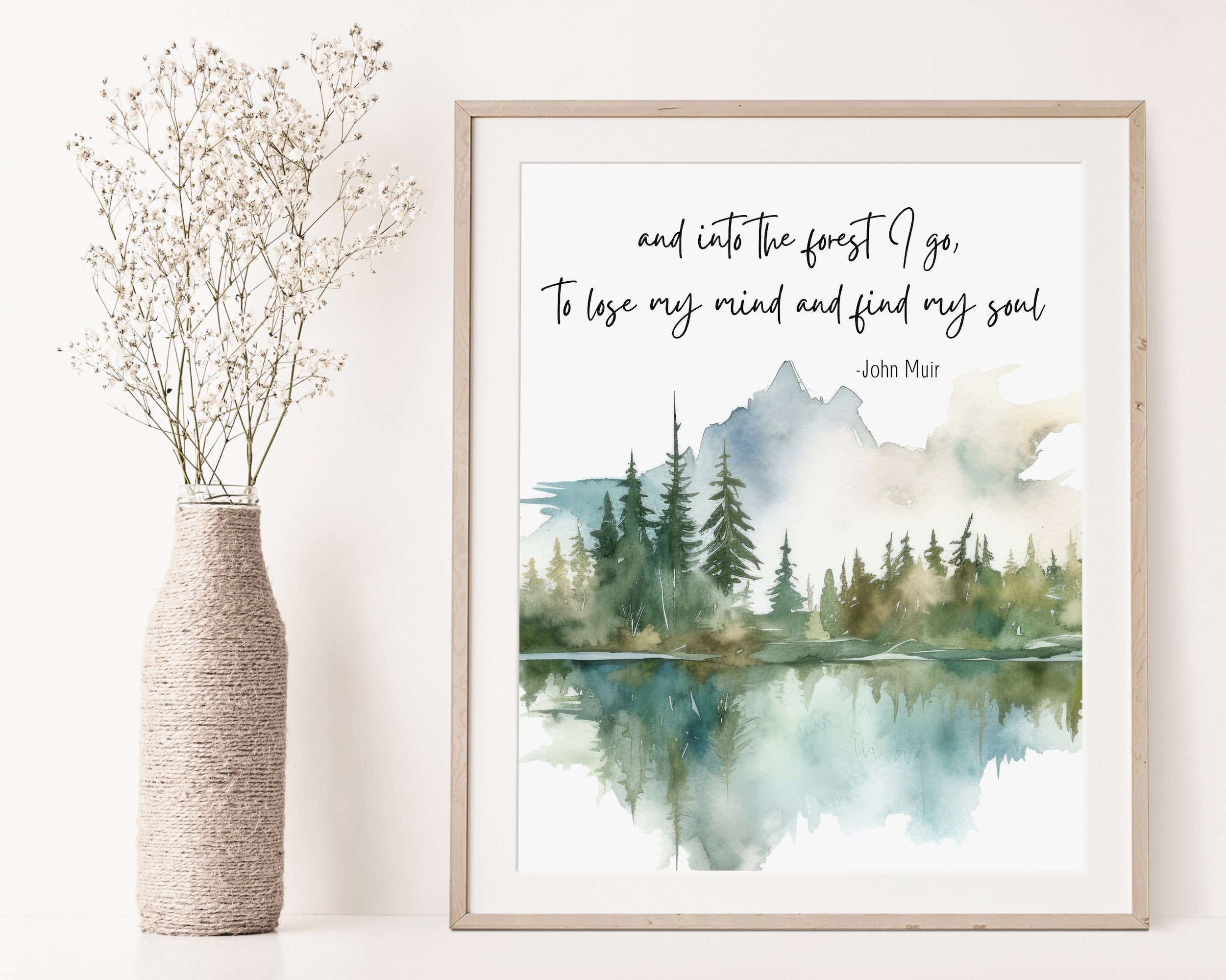 Into The Forest I Go To Lose My Mind And Find My Soul - John Muir: Hiking Notebook - A Stylish, Colorful And Inspirational Journal Cover With 120