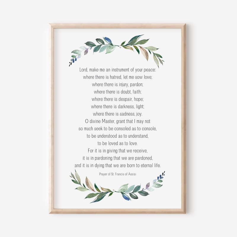St Francis of Assisi Luke 9:3 5 Kelly - Etsy Canada