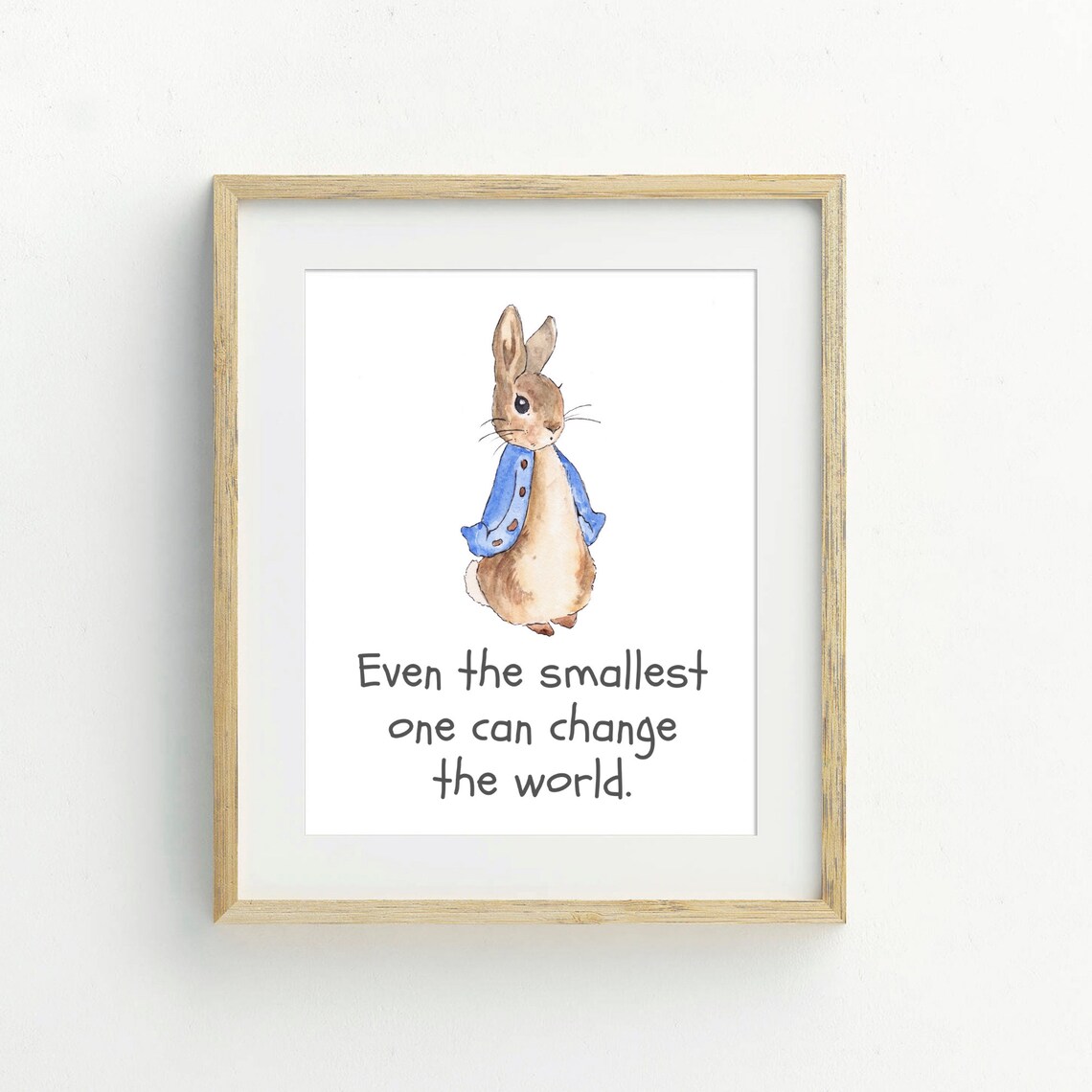 peter rabbit quote nursery wall art baby animal print etsy