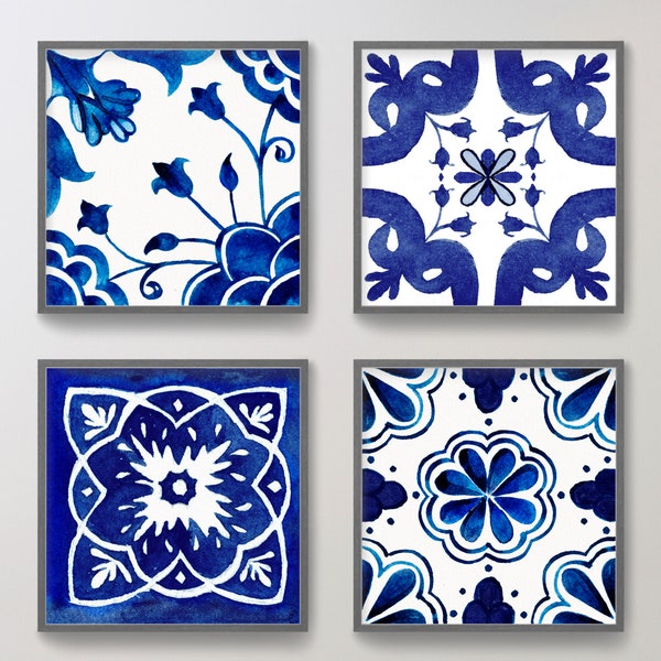 Spanish Tile Wall Art Etsy
