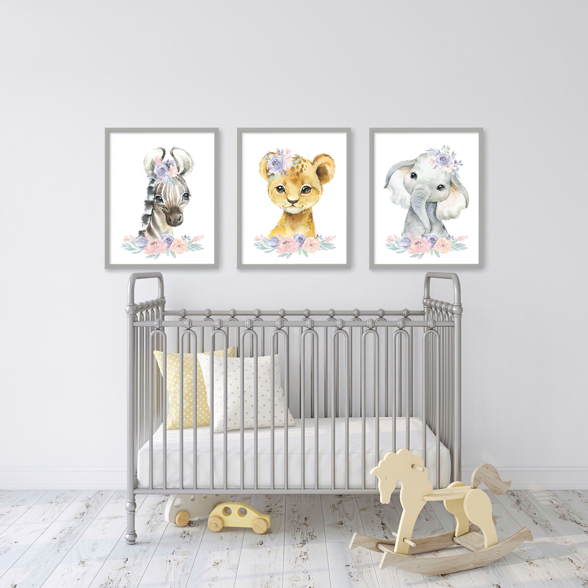 Safari Kinderzimmer Dekor Baby Mädchen Kinderzimmer | Etsy