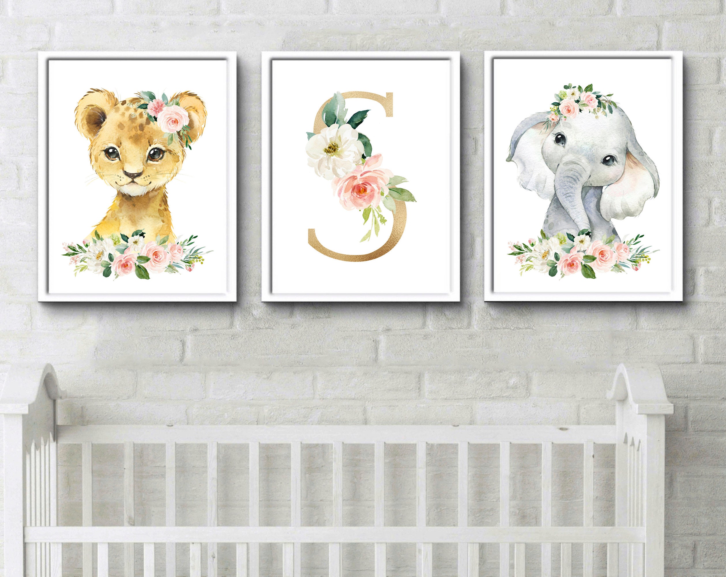 Safari Kinderzimmer Dekor Baby Mädchen Kinderzimmer | Etsy