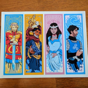 Arthurian Characters Print