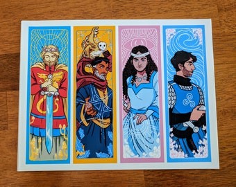 Arthurian Characters Print