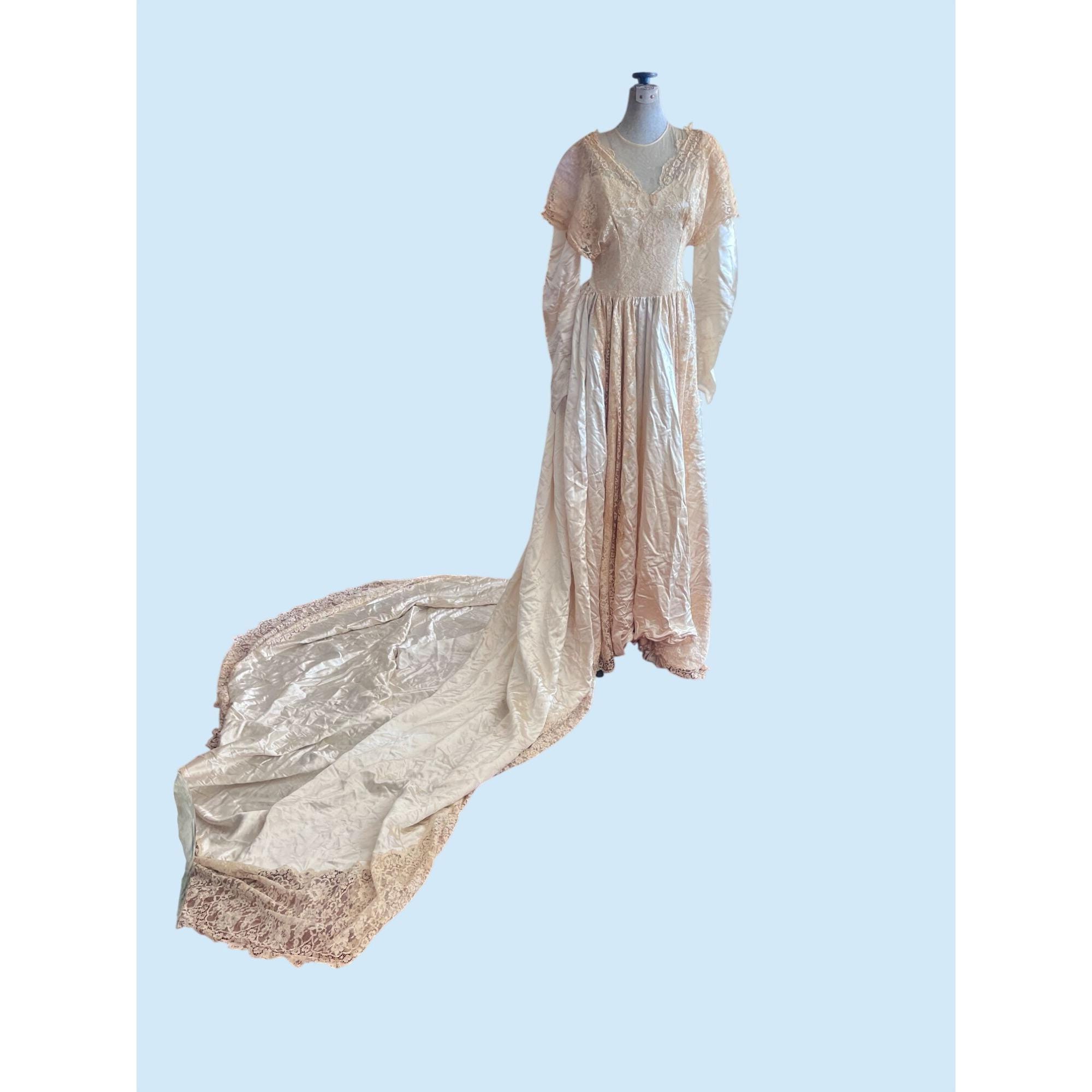 Tattered Lace Dress - Etsy