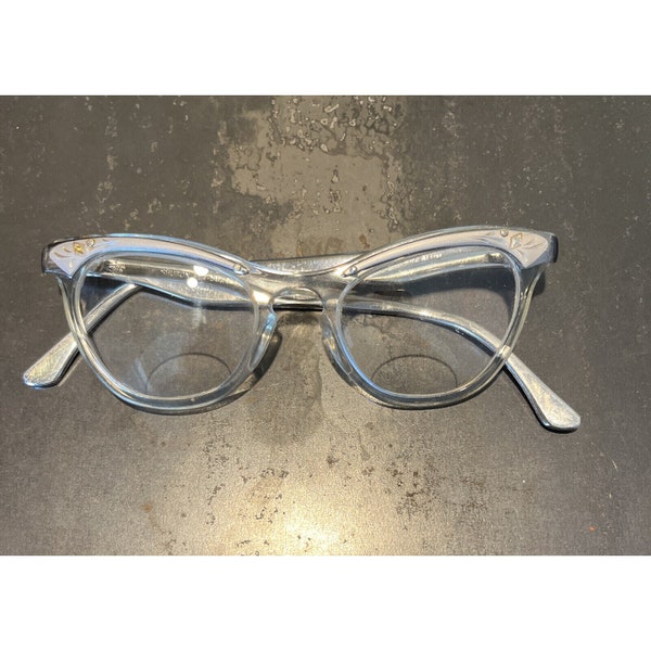 Vintage Aluminum Cat Eye Glasses by Shuron