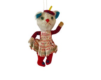 Vintage 60s Anthropomorphic Cat by Shackman made in Japan