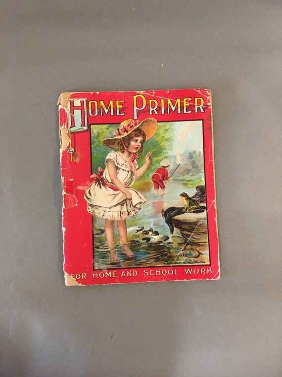 Antique ABC Book / Mcloughlin Brothers / Home Primer for Home Etsy