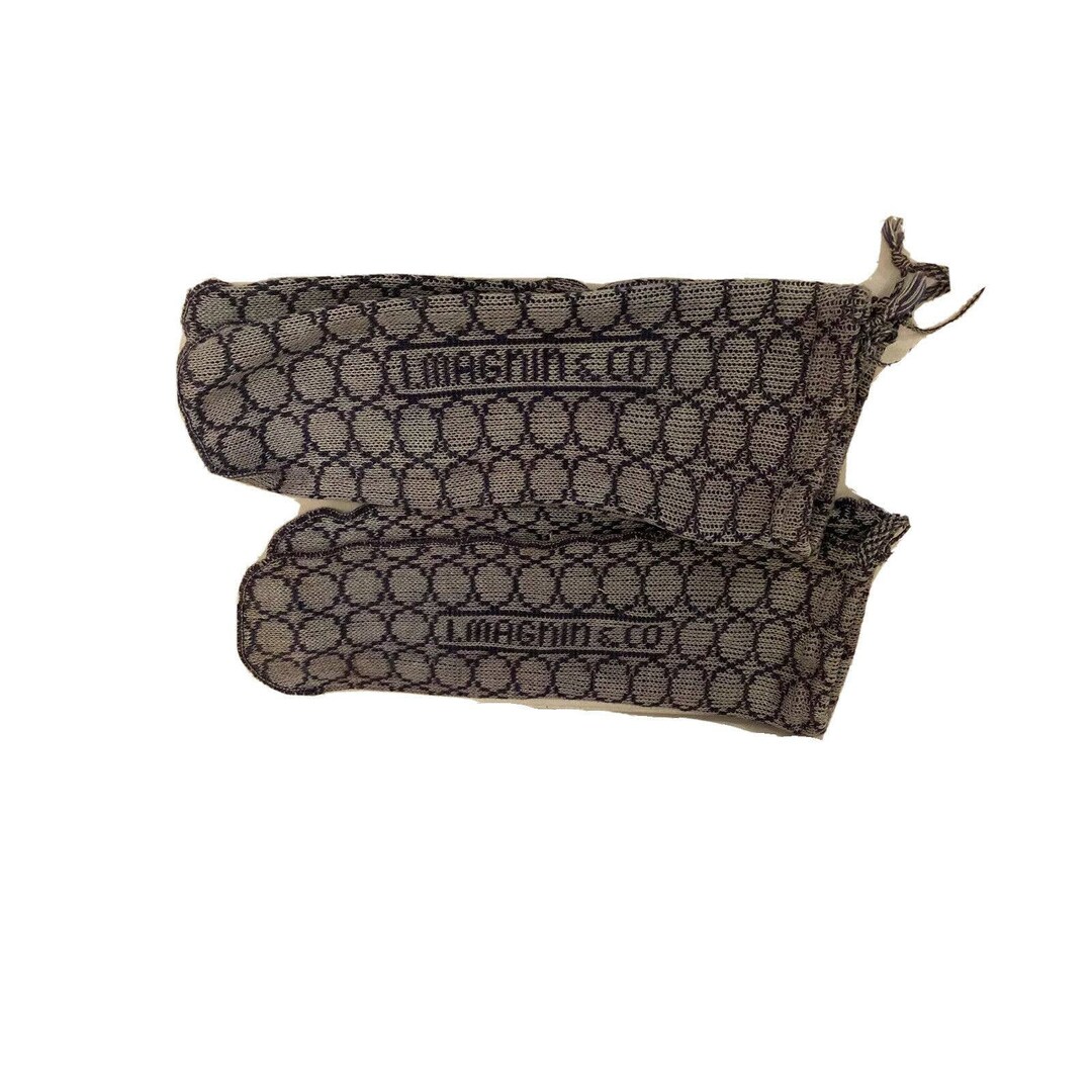 Vintage Knit Shoe Covers Socks Blue Knit Shoe Socks Etsy