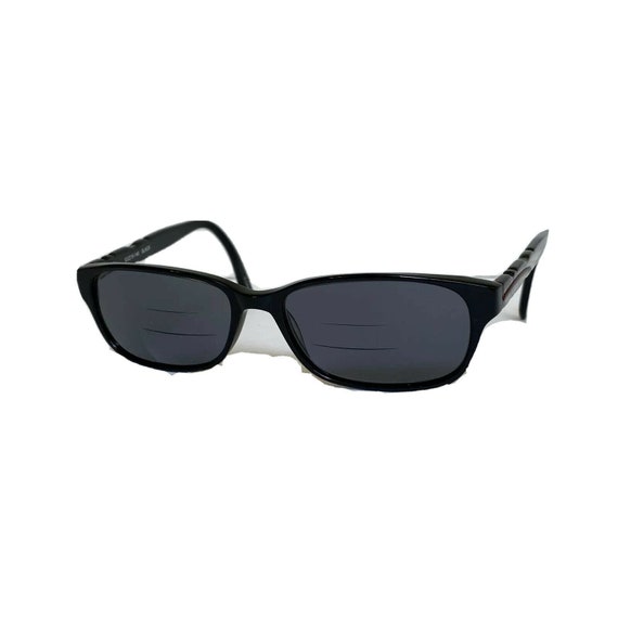 Vintage Bulova Sunglasses Black Grapevine Trifocal Lens  display picture 1