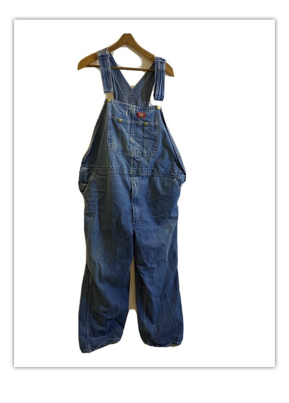 Vintage 70s Denim Dickies Overalls XL