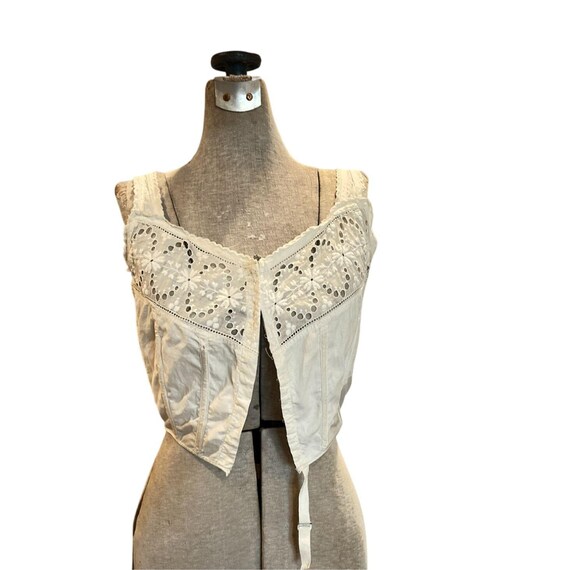 Antique edwardian corset cover, - Gem