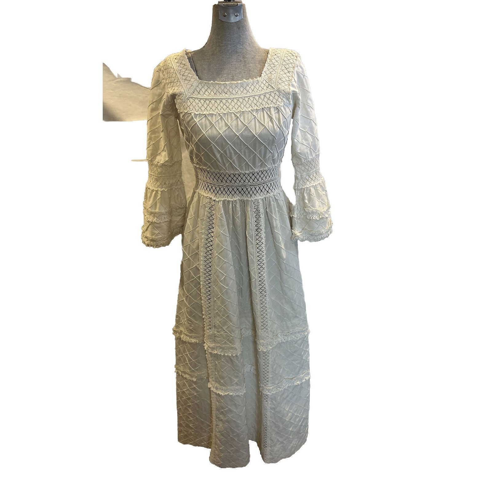 Vintage 70s Mexican Wedding Dress - Etsy