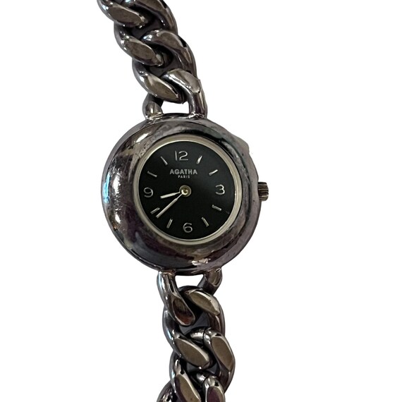 Vintage Agatha Paris Watch Chain Links Silver Tone - Etsy