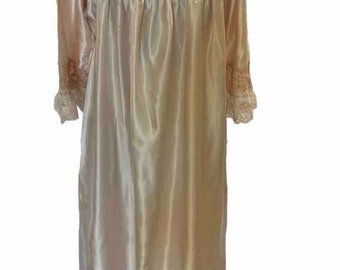 Vintage 80s Hand Dyed Vintage Nightgown Plant Dye Christian Dior