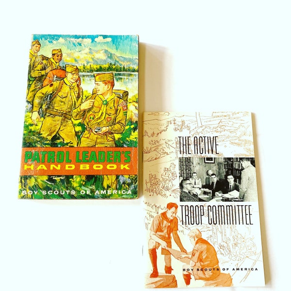 Vintage Boy Scout Patrol Leaders Handbooks