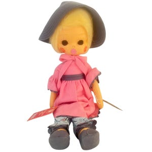 ヴィンテージ ブロンド フェルト レンチ ドール 新品 証明書付き 