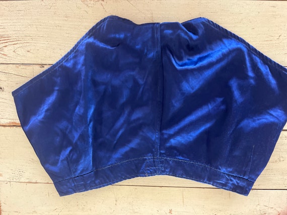 Vintage 40s BLUE satin athletic shorts BY Wilson … - image 5