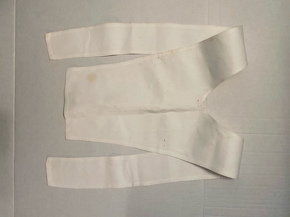 Vintage White Nurse Uniform / Apron Bib - image 3