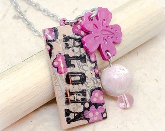 Aloha, aloha jewelry, Hawaii, Hawaiian jewelry, Aloha necklace, Aloha pendant, travel, hibiscus, hibiscus necklace
