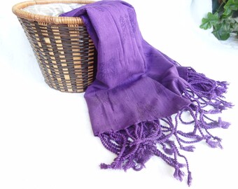 Purple Bamboo Peshtemal-Turkish PESHTEMAL, Purple Butterfly Pareo Peshtemal-Spa,Bath,Beach,Yoga,Pool,Fitness Towel