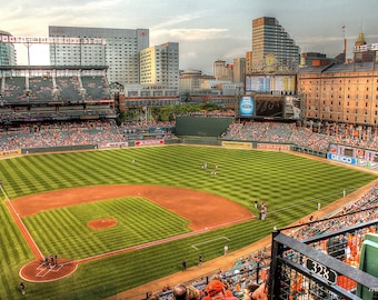 Camden Yards Fine Art Print – Baltimore Orioles Baseball Stadium Photo