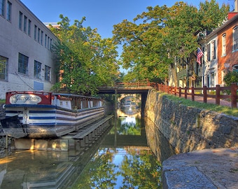 C&O Canal Towpath and Boat