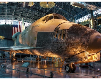 Nose View of Space Shuttle Discovery at the Smithsonian Air and Space Museum
