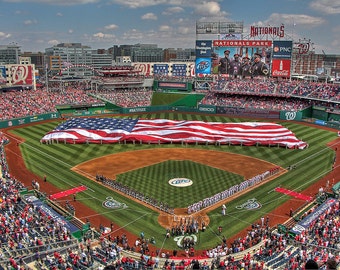 Nationals Park Photography Print – Washington DC Baseball Stadium Art