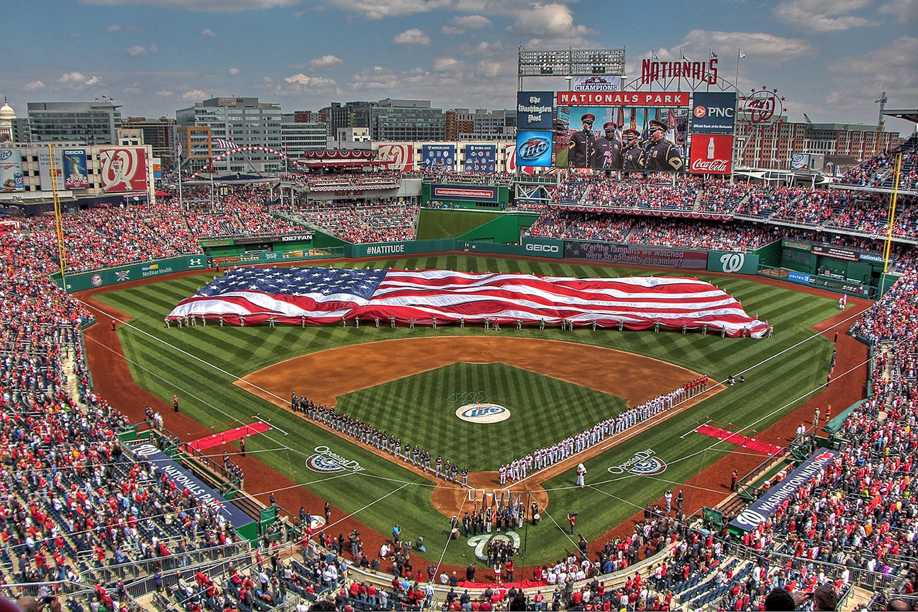 Opening Day at Nationals Park Etsy