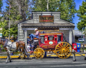 Jackson Hole Stagecoach Print