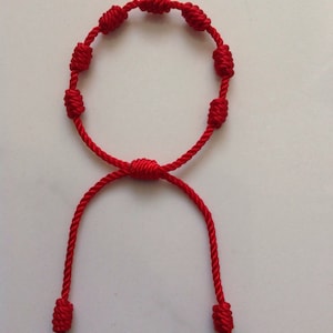 Pulsera Roja Para Bebé Protección Ajustable.