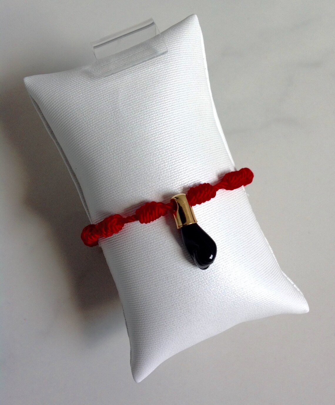 Baby Red Knot Bracelet Good Luck Charm.black Hand Etsy