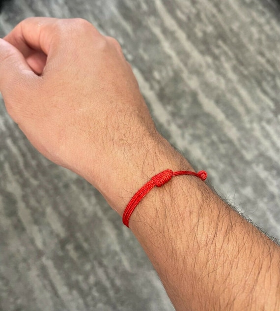 GOS Best Supplies Bracciale A 7 Nodi Rosso Kabbalah Protezione Male Occhio Per Coppie E Amicizia, Regolabile Filo Rosso Per Donna E Uomo - Foto 13
